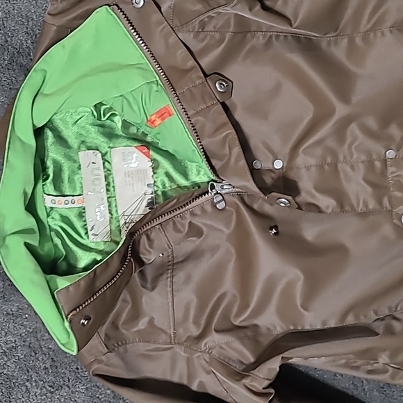 BURTON SET insulated chopper jacketSmall and matching Small pants Snowsuit bwn